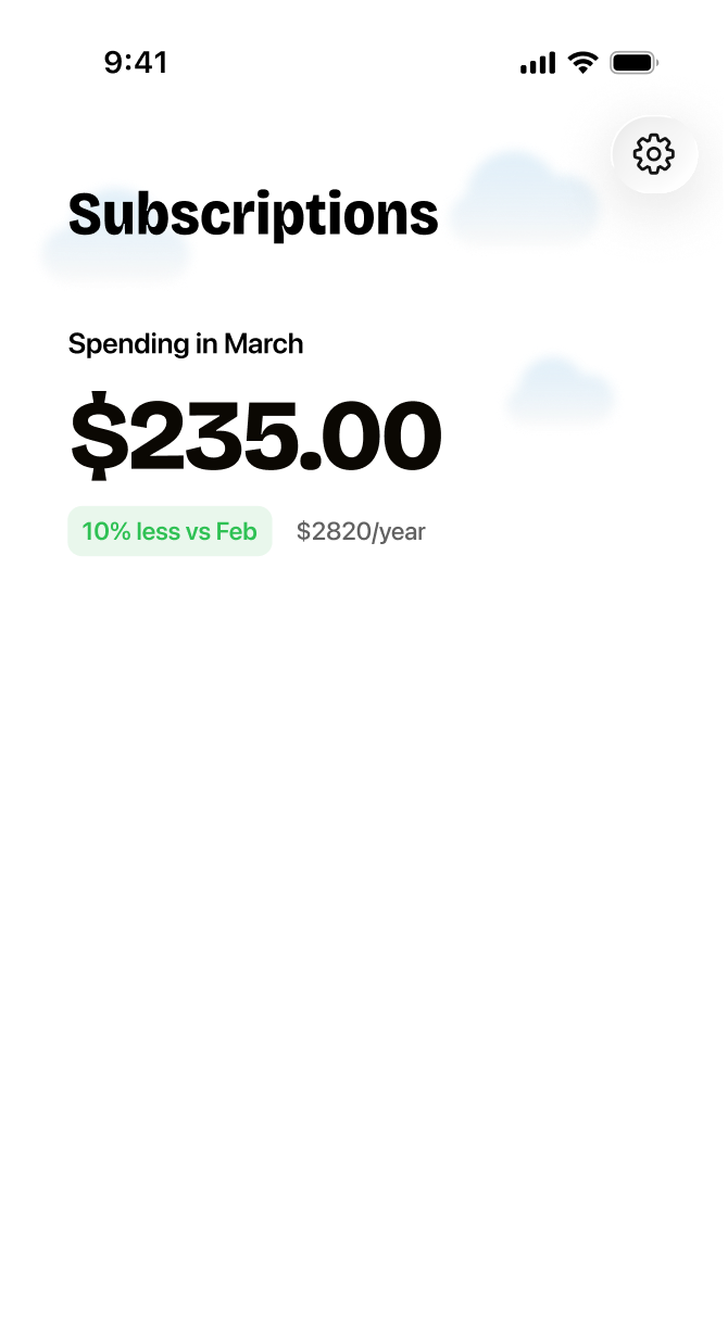 Slick Money app preview background
